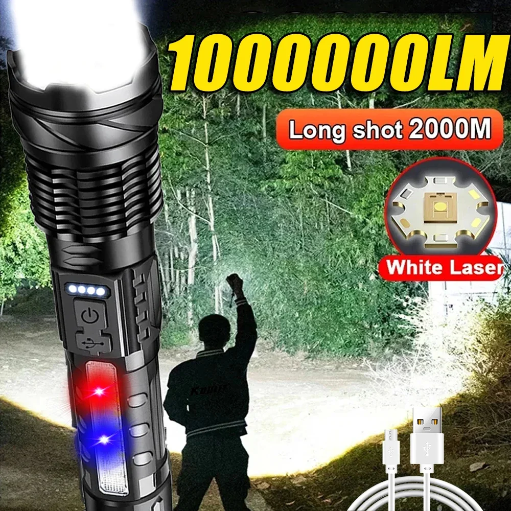 Powerful LED Flashlight Rechar - đánh giá và giá Outdoor Power Lights