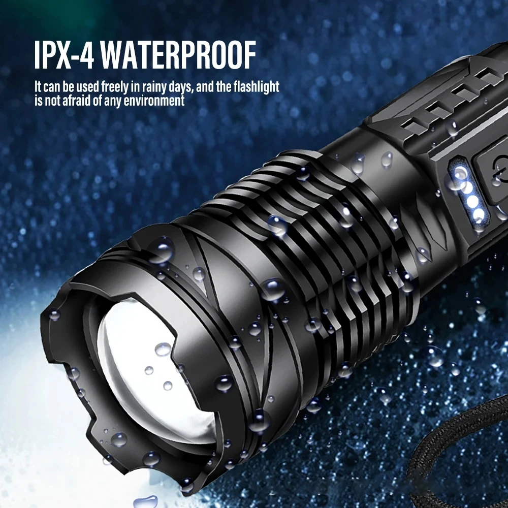 Powerful LED Flashlight Rechar - đánh giá và giá Outdoor Power Lights