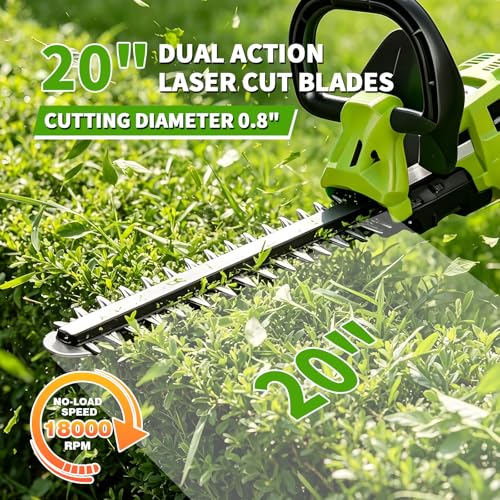 2-in-1 Cordless Hedge Trimmer, - đánh giá và giá Hedge Trimmer Cordless