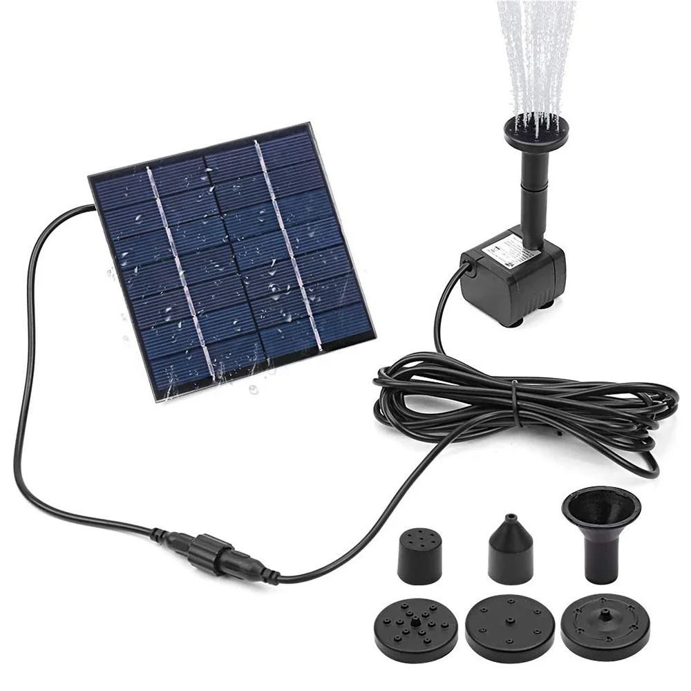 1.4W Mini Solar Fountain Pump  - đánh giá và giá Outdoor Power Distribution Panel