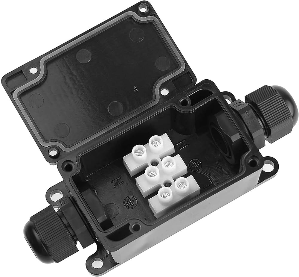 3pcs 2Way IP65 Waterproof Outd - đánh giá và giá Outdoor Power Cable Junction Box
