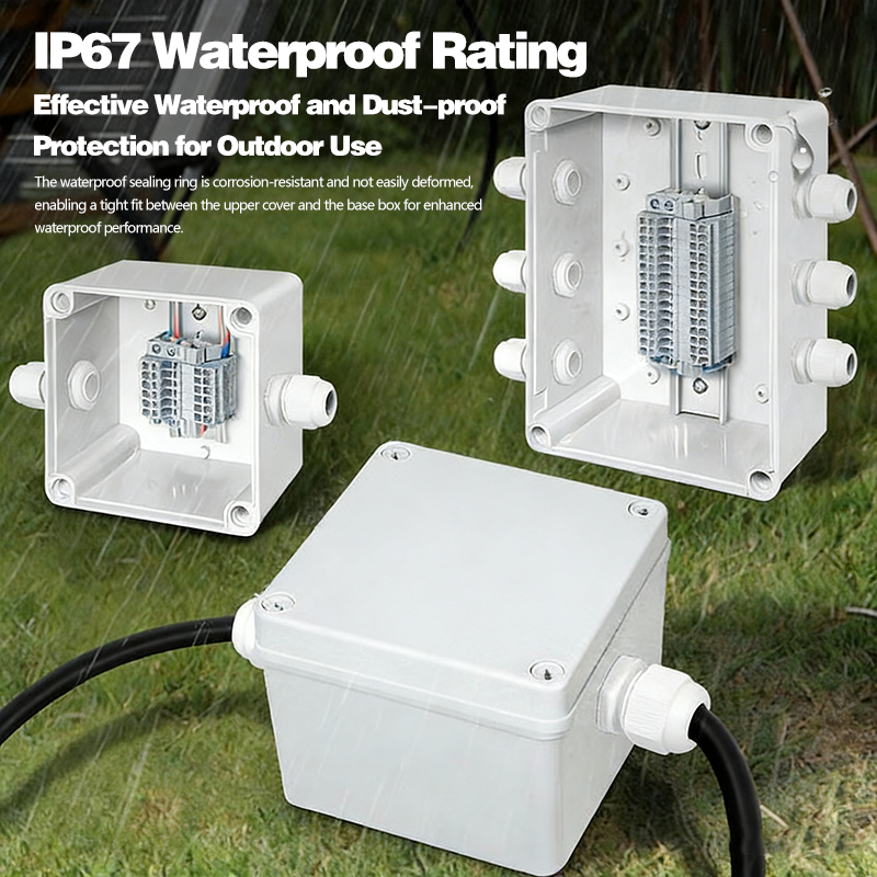 Waterproof Junction Box With P - đánh giá và giá Outdoor Power Cable Junction Box